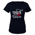 Jesus Loves Me - Valentine Inspired - Ladies - T-Shirt
