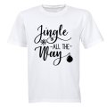 Jingle All The Way - Christmas - Adults - T-Shirt