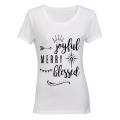 Joyful - Merry - Blessed - Ladies - T-Shirt