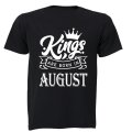 Kings Are Born in August - Kids T-Shirt