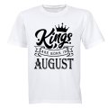 Kings Are Born in August - Kids T-Shirt