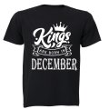 Kings Are Born in December - Adults - T-Shirt