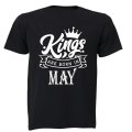 Kings Are Born in May - Kids T-Shirt