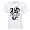 Kings Are Born in May - Adults - T-Shirt