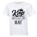 Kings Are Born in May - Kids T-Shirt