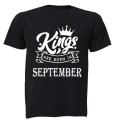 Kings Are Born in September - Adults - T-Shirt