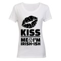Kiss Me, I'm Irish-ish - Ladies - T-Shirt