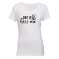 Kiss Me - Valentine - Ladies - T-Shirt