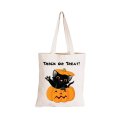 Halloween Kitten in a Pumpkin - Eco-Cotton Trick or Treat Bag