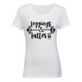 Leggings & Lattes - Ladies - T-Shirt