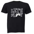 Let's Play - Gamer - Adults - T-Shirt