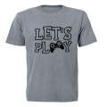 Let's Play - Gamer - Adults - T-Shirt