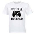 Leveled Up To Husband - Gamer - Adults - T-Shirt