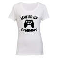 Leveled Up To Mommy - Ladies - T-Shirt