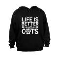 Life is Better with Cats - Hoodie