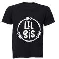 Lil Sis - Circular Design - Kids T-Shirt