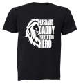 Lion - Husband. Daddy - Adults - T-Shirt