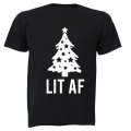 Lit Christmas Tree - Adults - T-Shirt