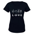 LOVE - Sign Language - Ladies - T-Shirt