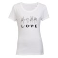 LOVE - Sign Language - Ladies - T-Shirt