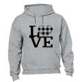 Love - Plaid Heart - Valentine - Hoodie