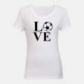 Love Soccer - Ladies - T-Shirt