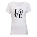 Love Soccer - Ladies - T-Shirt