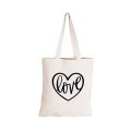 Love - Eco-Cotton Natural Fibre Bag