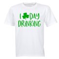 Day Drinking - St. Patrick's Day - Adults - T-Shirt