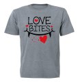 Love Bites - Fangs - Valentine - Kids T-Shirt