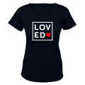 Loved - Square - Valentine - Ladies - T-Shirt