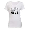 Mama - Flowers - Ladies - T-Shirt
