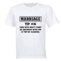 Marriage Tip - Adults - T-Shirt