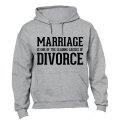 Marriage: Leading Cause for Divorce - Hoodie
