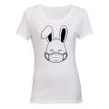 Mask Easter Bunny - Ladies - T-Shirt