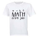Math is My Jam - Adults - T-Shirt