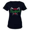 Meowy Christmas - Ladies - T-Shirt