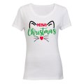 Meowy Christmas - Ladies - T-Shirt