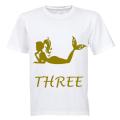 Mermaid - THREE - Kids T-Shirt