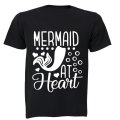 Mermaid at Heart - Kids T-Shirt