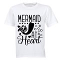 Mermaid at Heart - Kids T-Shirt
