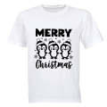 Merry Christmas - Penguins - Kids T-Shirt