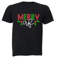 Merry - Christmas - Adults - T-Shirt
