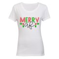 Merry - Christmas - Ladies - T-Shirt