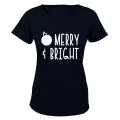 Merry & Bright - Christmas - Ladies - T-Shirt