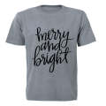 Merry and Bright! - Adults - T-Shirt