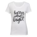 Merry and Bright - Ladies - T-Shirt