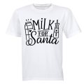 Milk for Santa - Christmas - Kids T-Shirt