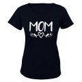 Mom - Heart - Ladies - T-Shirt