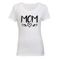 Mom - Heart - Ladies - T-Shirt